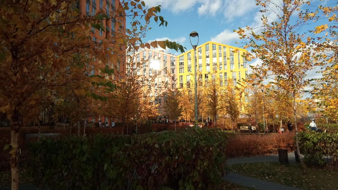 Positive Smile Studio Apartment In The Colorful Comfort Town Residental Complex. Kt-06. Kiev Eksteriør billede