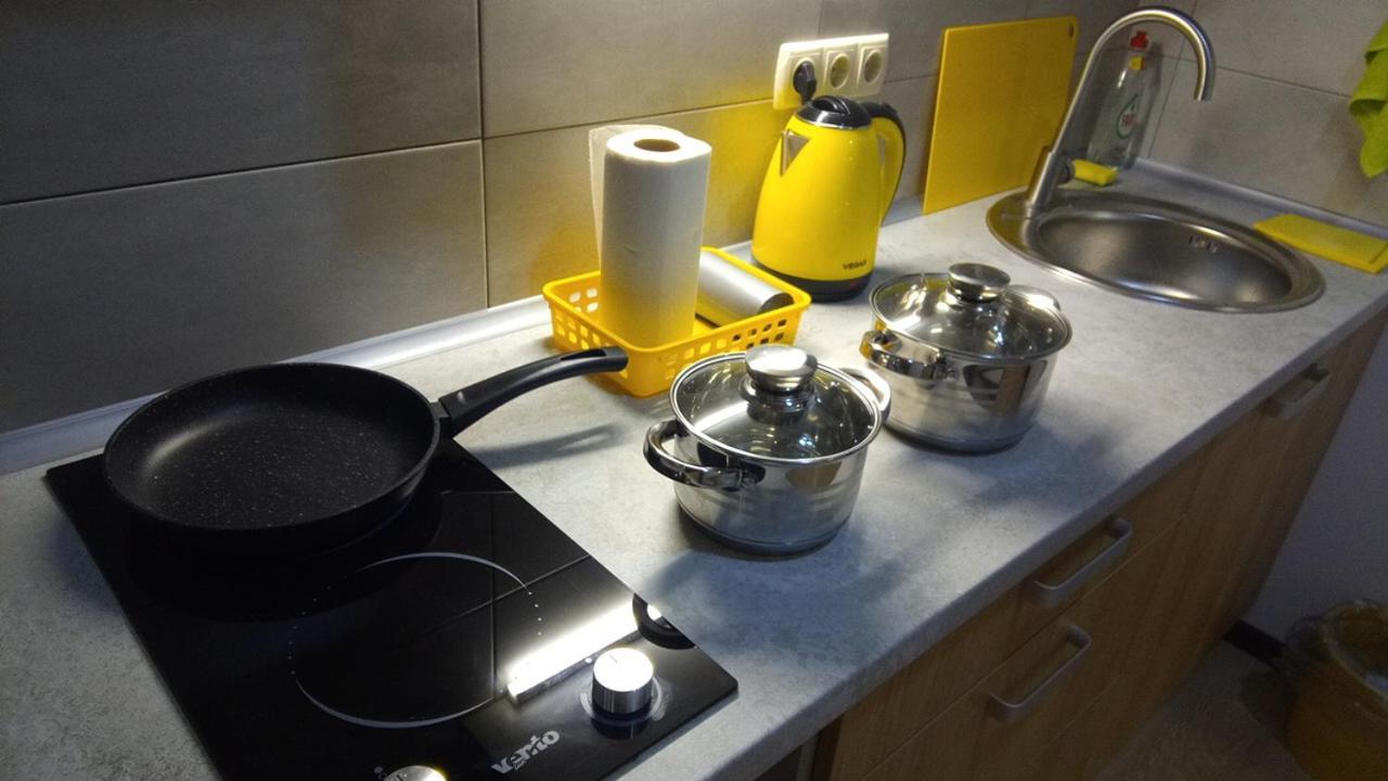 Positive Smile Studio Apartment In The Colorful Comfort Town Residental Complex. Kt-06. Kiev Eksteriør billede