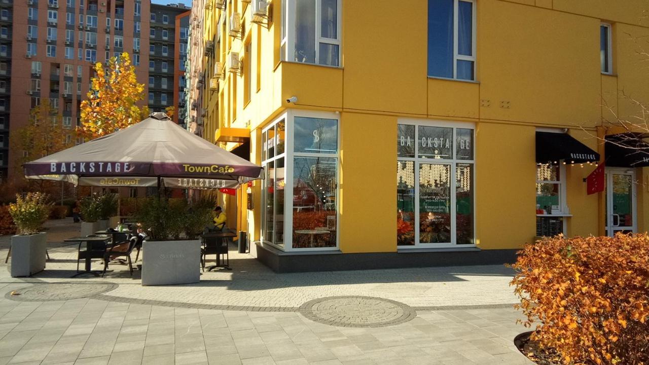 Positive Smile Studio Apartment In The Colorful Comfort Town Residental Complex. Kt-06. Kiev Eksteriør billede