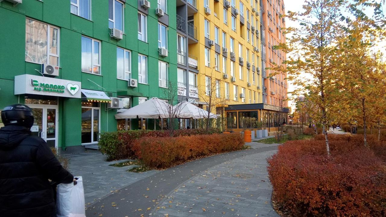 Positive Smile Studio Apartment In The Colorful Comfort Town Residental Complex. Kt-06. Kiev Eksteriør billede