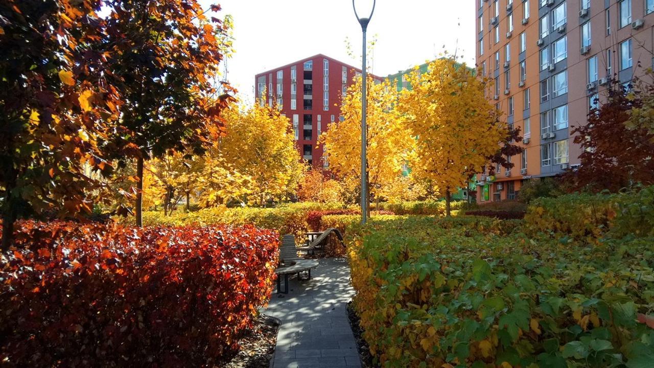 Positive Smile Studio Apartment In The Colorful Comfort Town Residental Complex. Kt-06. Kiev Eksteriør billede