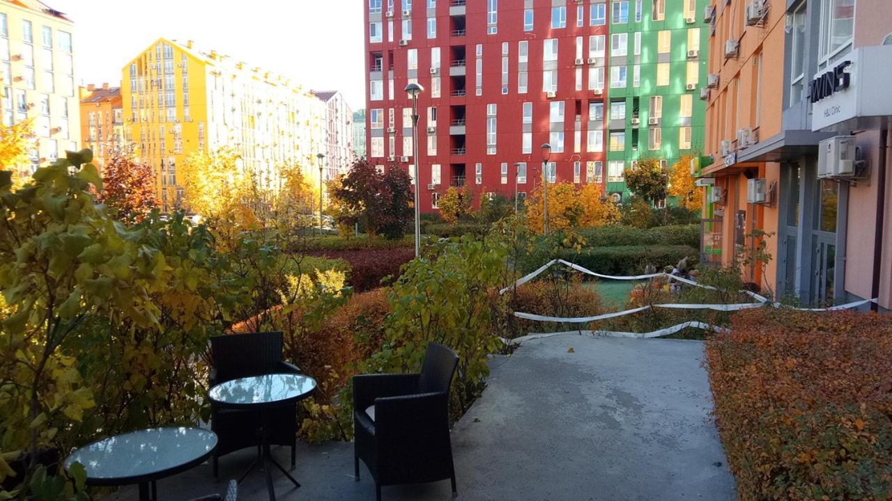 Positive Smile Studio Apartment In The Colorful Comfort Town Residental Complex. Kt-06. Kiev Eksteriør billede